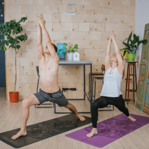 Коврик для йоги Мандала Фиолетовый Эгойога (Mandala Purple Egoyoga), полиуретан/каучук 185х68х0,4 см.