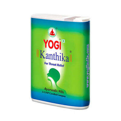 Драже от кашля и боли в горле Йоги Кантика (Yogi Kanthika), 70 шт.