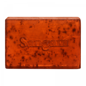 Мыло глицериновое ручной работы «Травяной скраб» Сангам Хербалс (Herbal Scrub Sangam Herbals), 100 г.