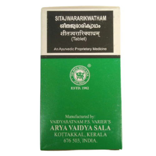 Ситаджварари кватхам Арья Вадья Сала Коттаккал (Sitajwararikwatham Arya Vaidya Sala Kottakkal), 100 таб.