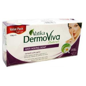 Мыло VATIKA DERMOVIVA Naturals Anti Aging (против старения), 125 г. х 3 шт.