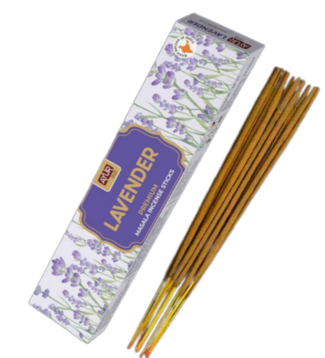 Благовония натуральные Аюр Плюс "Лаванда" (Ayur Plus Lavender), 18 г.