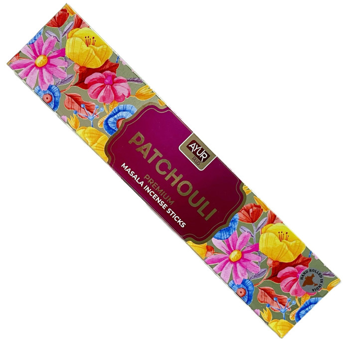 Благовония натуральные Аюр Плюс "Пачули" (Ayur Plus Patchouli), 18 г.
