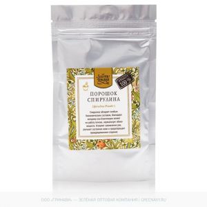 Спирулина порошок Золото Индии (Spirulina Powder Gold of India), 80 г