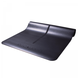 Коврик для йоги Трезубец Шивы Серый Эгойога (Shiva Trident Grey Egoyoga), полиуретан/каучук 185х68х0,4 см.