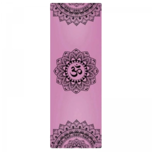 Каучуковый коврик для йоги Non Slip «Mandala» Your Yoga 183х65х0,4 см, розовый