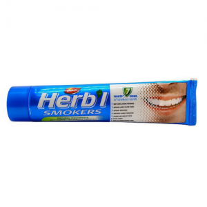 Зубная паста Хербл для курящих Дабур (Herb'l Smokers Natural Toothaste Dabur), 150 г. + зубная щетка