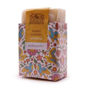 Аюрведическое мыло Медовый коктейль (Honey Cocktail Ayurvedic Soap) Indibird (Индибёрд), 100 г.