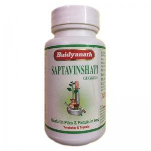 Саптавиншати Гуггул Байдианат (Saptavinshati Guggulu Baidyanath), 80 таб.