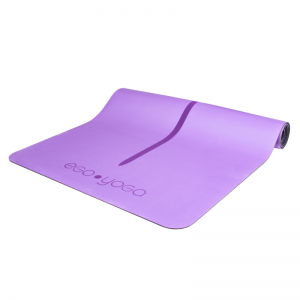 Коврик для йоги Трезубец Шивы Фиолетовый Эгойога (Shiva Trident Purple Egoyoga), полиуретан/каучук 183х68х0,4 см.