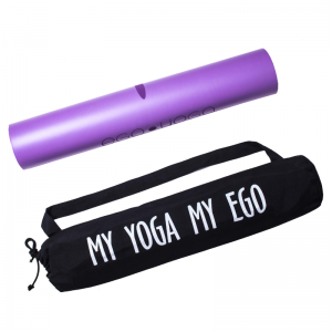 Коврик для йоги Трезубец Шивы Фиолетовый Эгойога (Shiva Trident Purple Egoyoga), полиуретан/каучук 183х68х0,4 см.