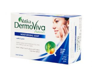 Мыло VATIKA DERMOVIVA Naturals Moisturising (увлажняющее), 125 г. х 3 шт.