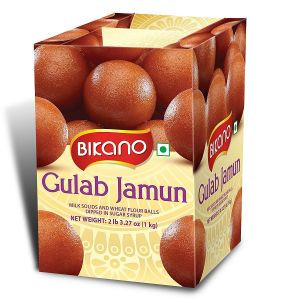 Молочные шарики в сахарном сиропе Gulab Jamun Bikano, 1 кг.