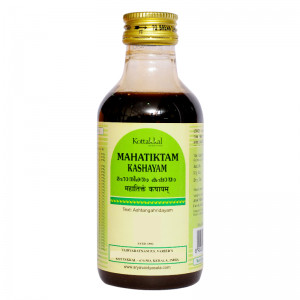 Махатиктам Кашаям Коттаккал Аюрведа (Mahatiktam Kashayam Kottakkal Ayurveda), 200 мл.