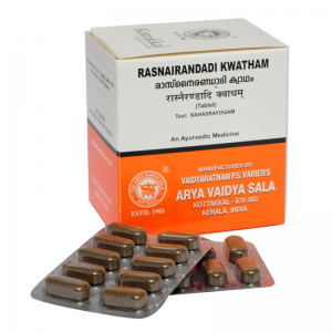 Раснайрандади кватхам Арья Вадья Сала Коттаккал (Rasnairandadi kwatham Arya Vaidya Sala Kottakkal), 100 таб.