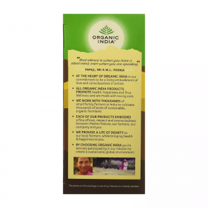 Чай Тулси с мёдом и ромашкой Органик Индия (Tulsi Honey Chamomile Organic India), 25 пак.