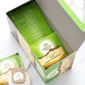 Чай Тулси с мёдом и ромашкой Органик Индия (Tulsi Honey Chamomile Organic India), 25 пак.