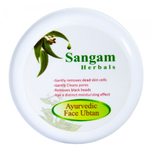 Скраб для лица сухой Ним и Тулси Сангам Хербалс (Ayurvedic Face Ubtan Neem and Tulsi Sangam Herbals), 40 г.