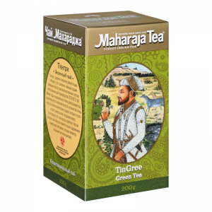 Чай зелёный Ассам Тингри рассыпной Махараджа (Green Tea TinGree Maharaja Tea), 100 г.