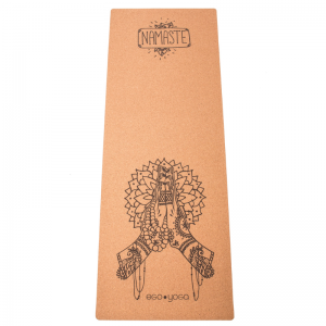 Коврик для йоги пробковый Намасте Эгойога (Namaste Cork Egoyoga), пробка/каучук 183х61х0,3 см.