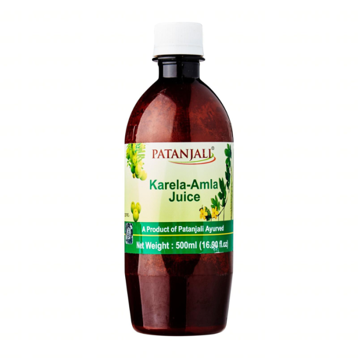Сок Карела Амла Патанджали (Karela Amla Juice Patanjali), 500 мл.