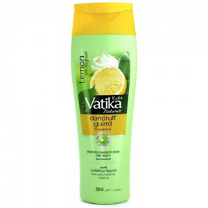 Шампунь против перхоти Лимон и Йогурт Дабур Ватика (Dandruff Guard Shampoo Lemon and Yoghurt Dabur Vatika), 200 мл.