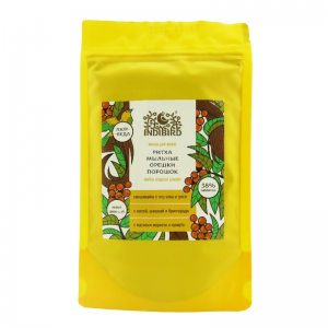 Мыльные орешки в порошке Индиберд (Reetha Powder Organic Soapnut Indibird), 100 г.