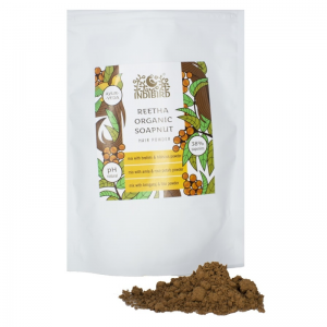 Мыльные орешки в порошке Индиберд (Reetha Powder Organic Soapnut Indibird), 100 г.