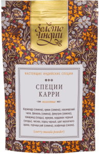 Смесь специй для карри молотые Золото Индии (Curry spice mix Gold Of India), 30 г