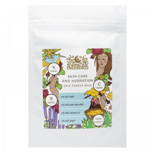 Травяная маска для лица «Уход и Увлажнение» Индиберд (Herbal Face Pack «Skin Care and Hydration» Indibird), 40 г. 
