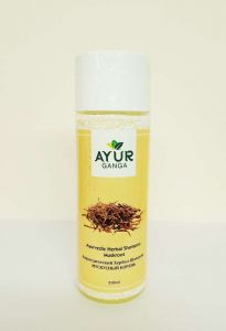 Аюрведический Хербал Шампунь Мускусный Корень Аюрганга (Ayurvedic Shampoo Muskroot Ayurganga), 200 мл.
