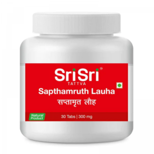 Саптамрут Лауха Шри Шри Таттва (Sapthamruth Lauha Sri Sri Tattva), 30 таб.