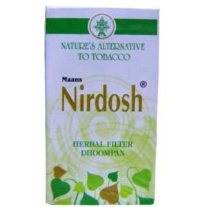 Аюрведический ингалятор с фильтром Нирдош (Maans Nirdosh Herbal Filter Dhoompan Clove Mint Taste), 10 шт.