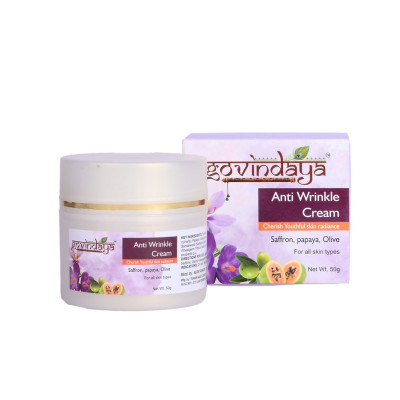 Крем против морщин Говиндая (Anti-wrinkle cream Govindaya), 50 гр.