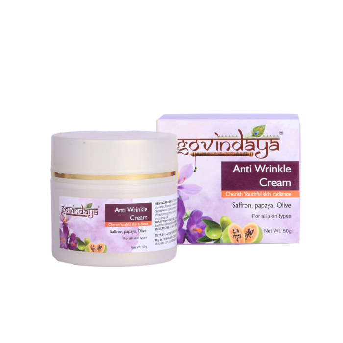 Крем против морщин Говиндая (Anti-wrinkle cream Govindaya), 50 гр.