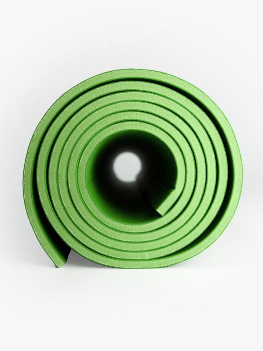 Коврик для йоги Ojas Salamander Comfort, 200х60х0.6 см, зелёный