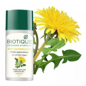 Антивозрастная сыворотка для лица Био Одуванчик Биотик (Bio Dandelion Visibly Ageless Serum Biotique), 40 мл.