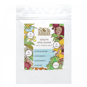 Травяная маска для лица «Молодость и Сияние» Индиберд (Youth and Shine Herbal Face Pack Indibird), 40 г.