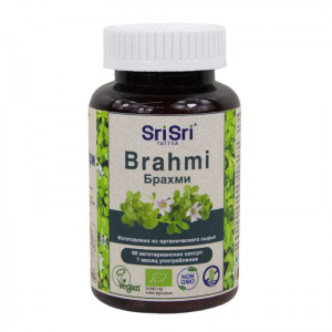 Брахми Шри Шри Таттва (Brahmi Capsules Sri Sri Tattva), 60 вегетарианских капсул по 300 мг.