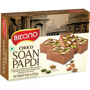 Сладкая нежная халва Соан Папди Чоко с орехами Бикано (Soan Papdi Choco Bikano), 250 г.