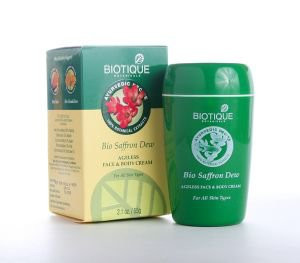 Антивозрастной крем для лица и тела (Bio Saffron Dew Ageless Face & Body Cream For All Skin Types), 55 г.