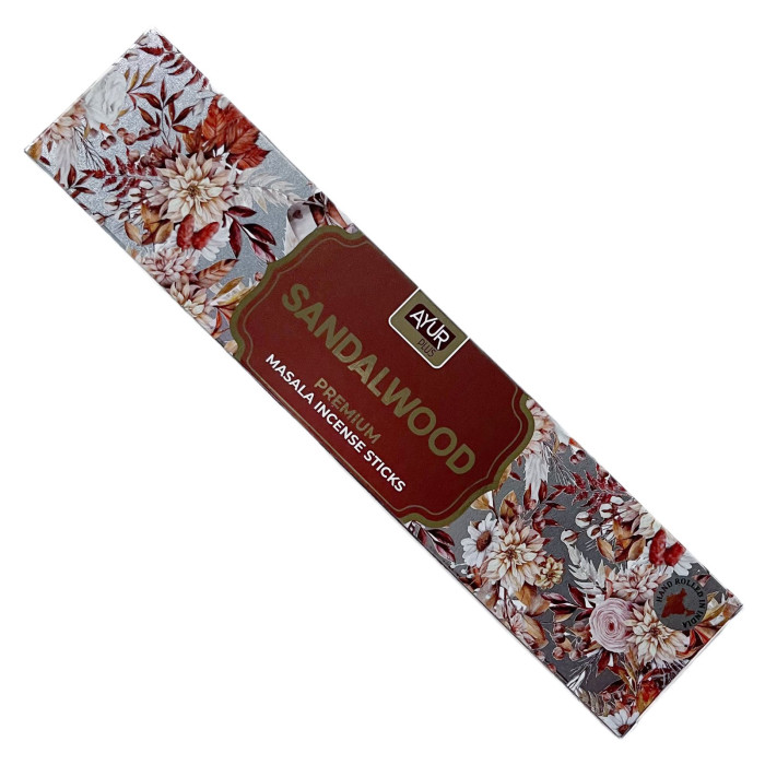 Благовония натуральные Аюр Плюс "Сандал" (Ayur Plus Sandal Wood), 18 г.