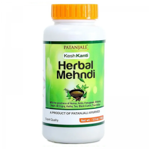 Хна для волос Хербал Мехенди Кеш Канти Патанджали (Herbal Mehndi Kesh Kanti Patanjali), 100 г.