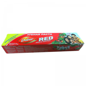 Аюрведическая зубная паста красная Дабур (Red Paste for Teeth & Gums Dabur), 100 г.