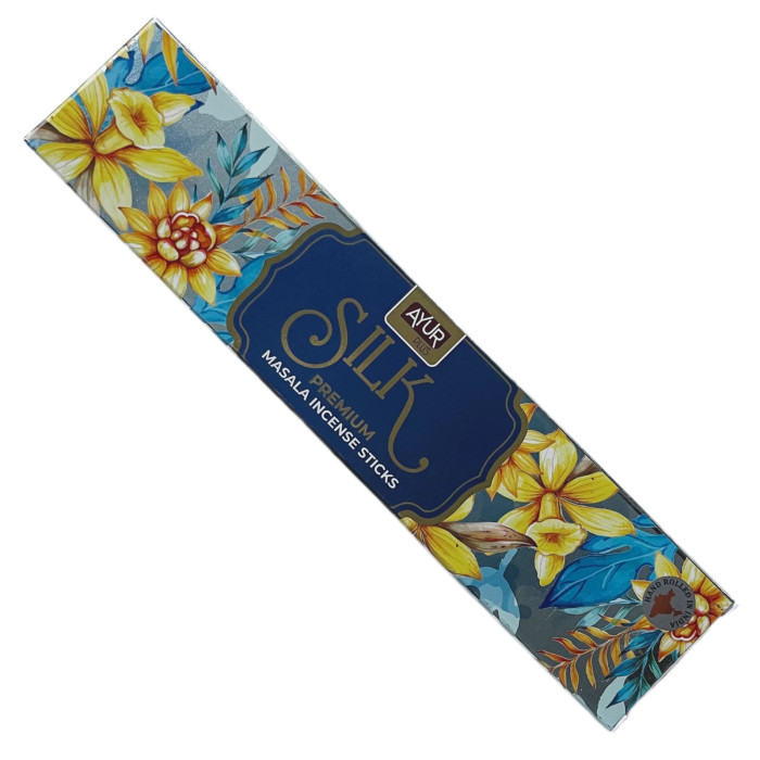 Благовония натуральные Аюр Плюс "Шелк" (Ayur Plus Silk), 18 г.