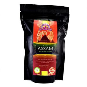 Чай индийский черный Ассам с кардамоном Indian Bazar (Индиан Базар), 100 г.