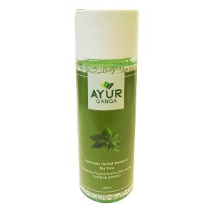 Аюрведический Хербал Шампунь Чайное Дерево Аюрганга (Ayurvedic Herbal Shampoo Tea Tree Ayurganga), 200 мл.