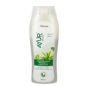 Аюрведический шампунь с хной и алоэ Аюр Плюс (Ayur Plus), 200 мл.