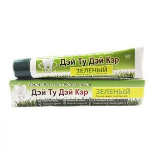 Зубная паста Зеленая полный уход за полостью рта Дэй ту Дэй Кэр (Toothpaste Green Day 2 Day Care), 50 г.