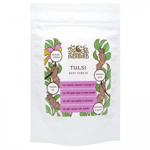 Порошок Тулси Индибёрд (Tulsi Body Powder Indibird), 50 г.